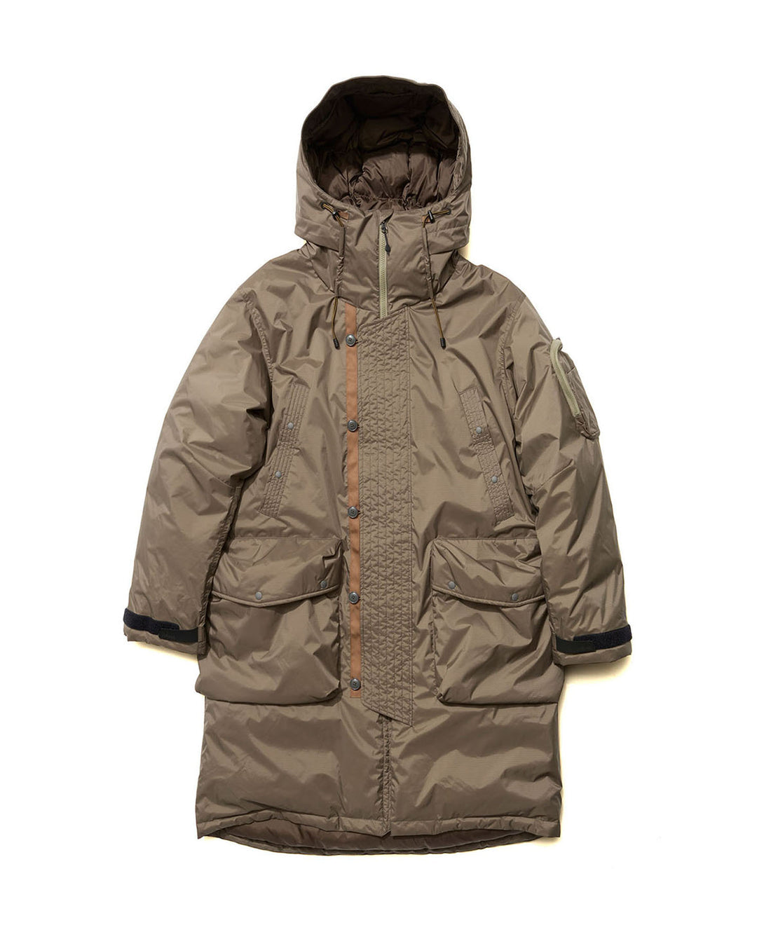 NANGA AURORA TEX DOWN FIELD HALF COAT(MEN) / 機能型軍事輪廓 羽絨外套