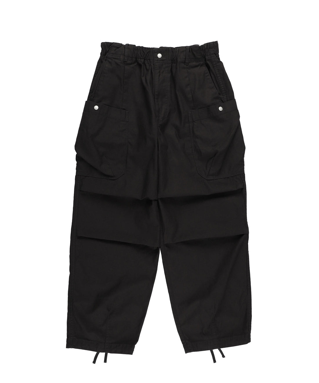 NANGA BACK SATIN EASY CARGO PT / 立體輪廓感後綿斜紋多口袋抽繩工作褲
