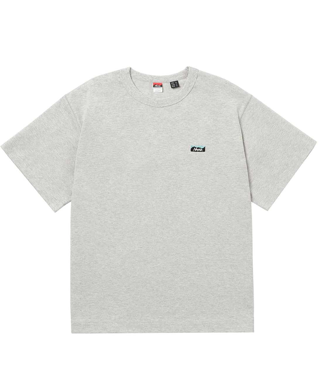 NANGA ECO HYBRID BOX LOGO EMBROIDERY TEE(UNISEX) / 中性款 小標 短袖T恤