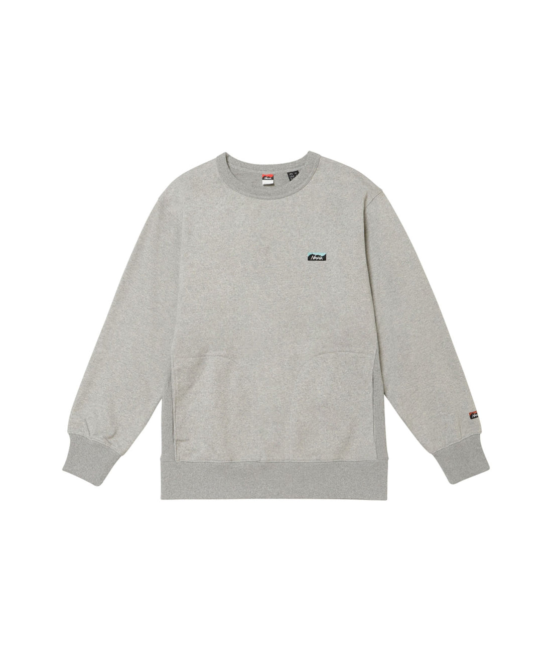 NANGA ECO HYBRID MINI BOX LOGO EMBROIDERY SWEATSHIRT / 刺繡小標 圓領衫