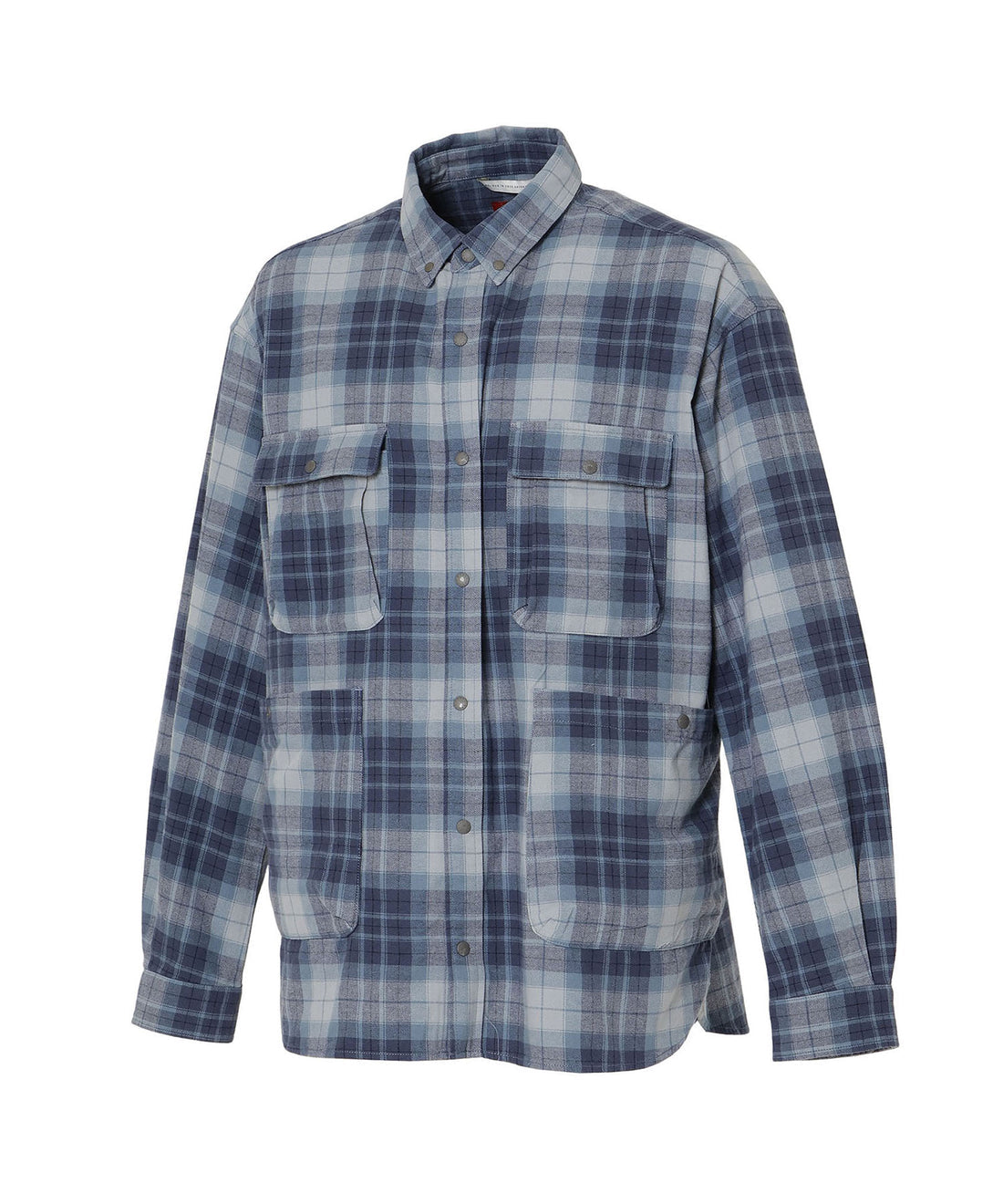 NANGA FADE TARTAN CHECK CAMP SHIRT / 格紋營地襯衫