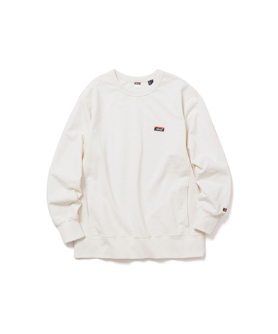 NANGA ECO HYBRID MINI BOX LOGO EMBROIDERY SWEATSHIRT / 刺繡小標 圓領衫