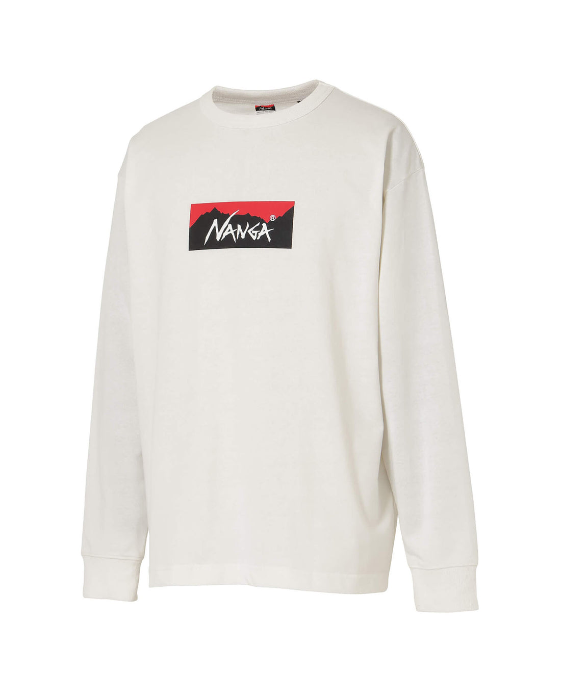 NANGA ECO HYBRID BOX LOGO L/S TEE(UNISEX) / 長袖T恤
