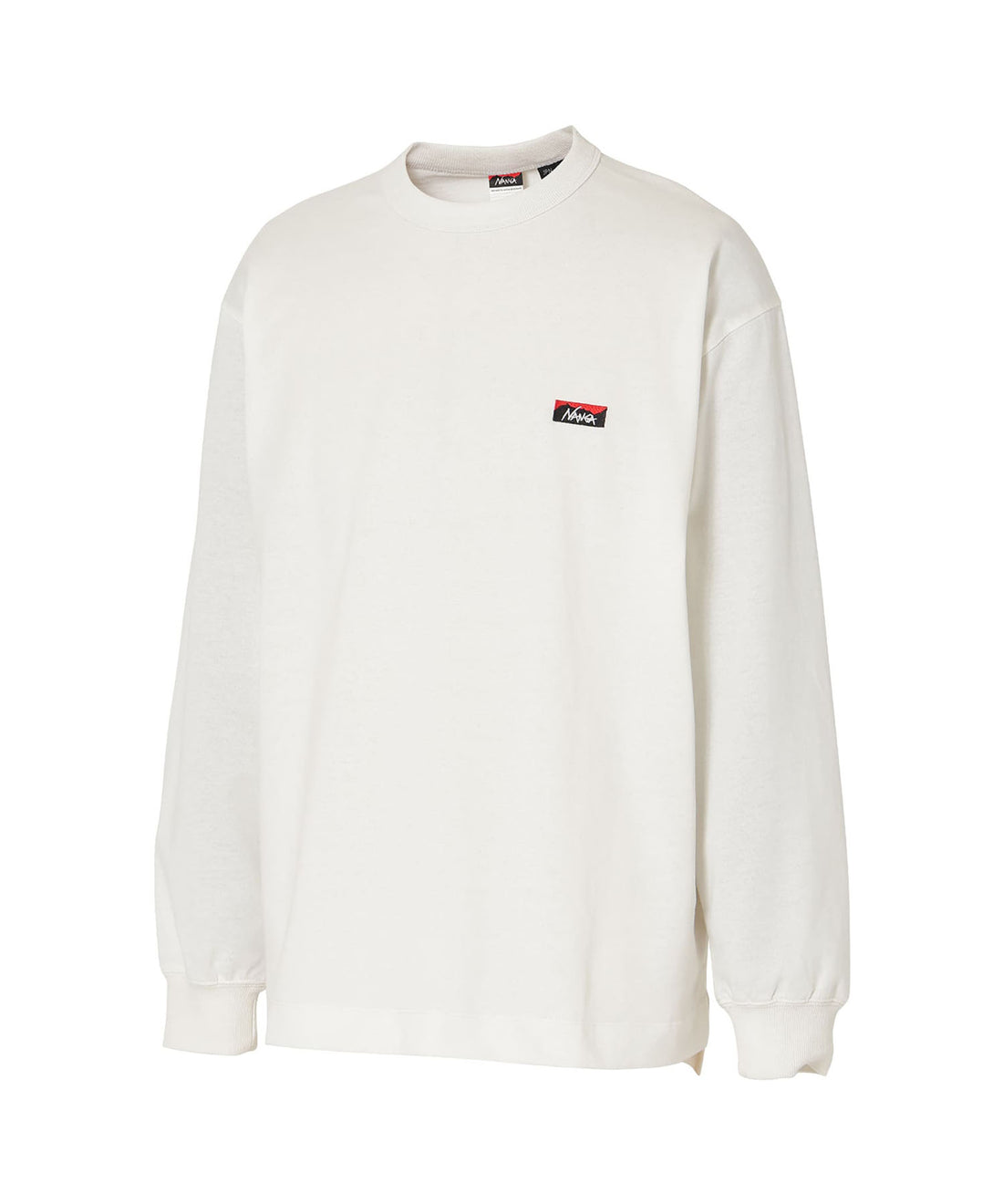 NANGA ECO HYBRID BOX LOGO EMBROIDERY L/S TEE(UNISEX) / 刺繡長袖T恤