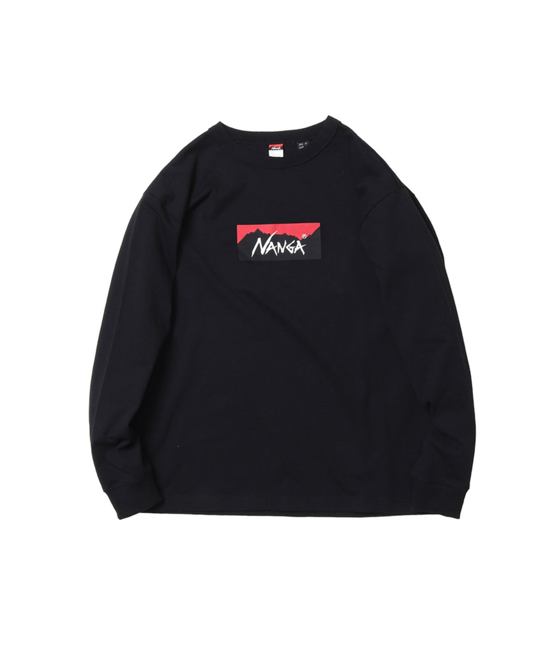 NANGA ECO HYBRID BOX LOGO L/S TEE(UNISEX) / 長袖T恤