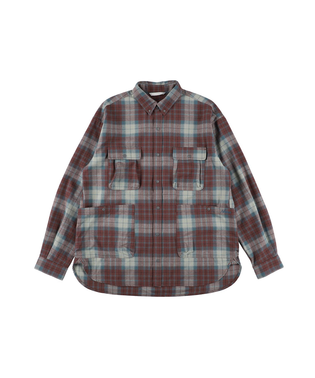NANGA FADE TARTAN CHECK CAMP SHIRT / 格紋營地襯衫