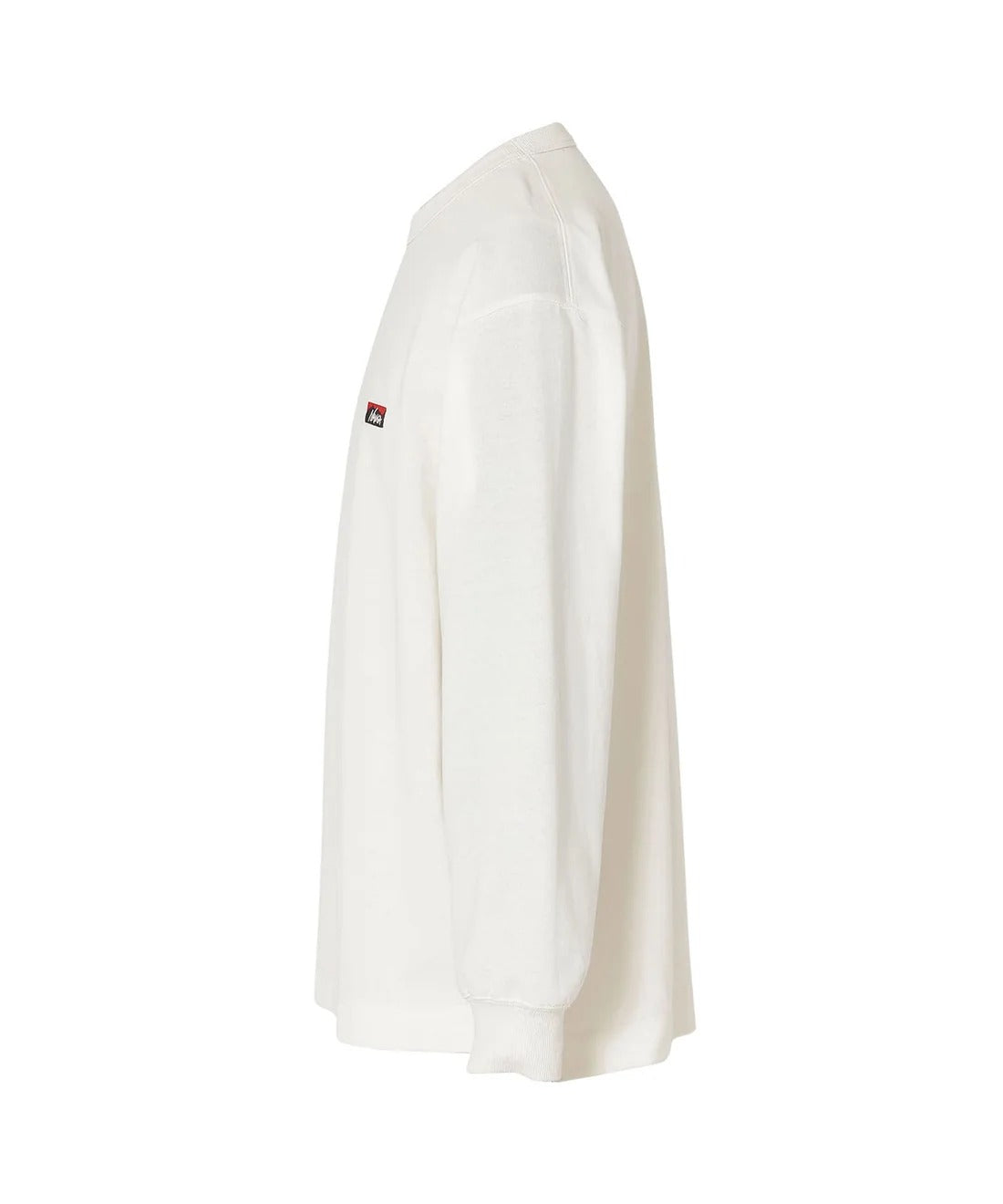 NANGA / ECO HYBRID BOX LOGO EMBROIDERY L/S TEE(UNISEX) 再生棉方形LOGO刺繡長袖T恤
