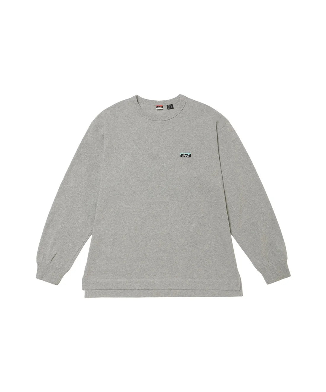 NANGA / ECO HYBRID BOX LOGO EMBROIDERY L/S TEE(UNISEX) 再生棉方形LOGO刺繡長袖T恤