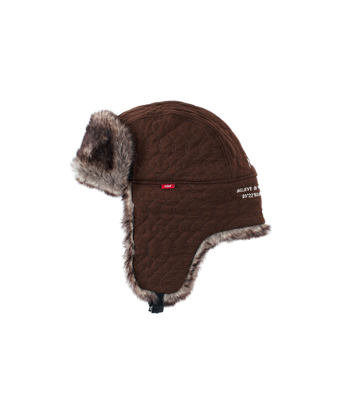 NANGA X CLEF QUILT PILOT CAP / 聯名羽絨格紋保暖飛行帽