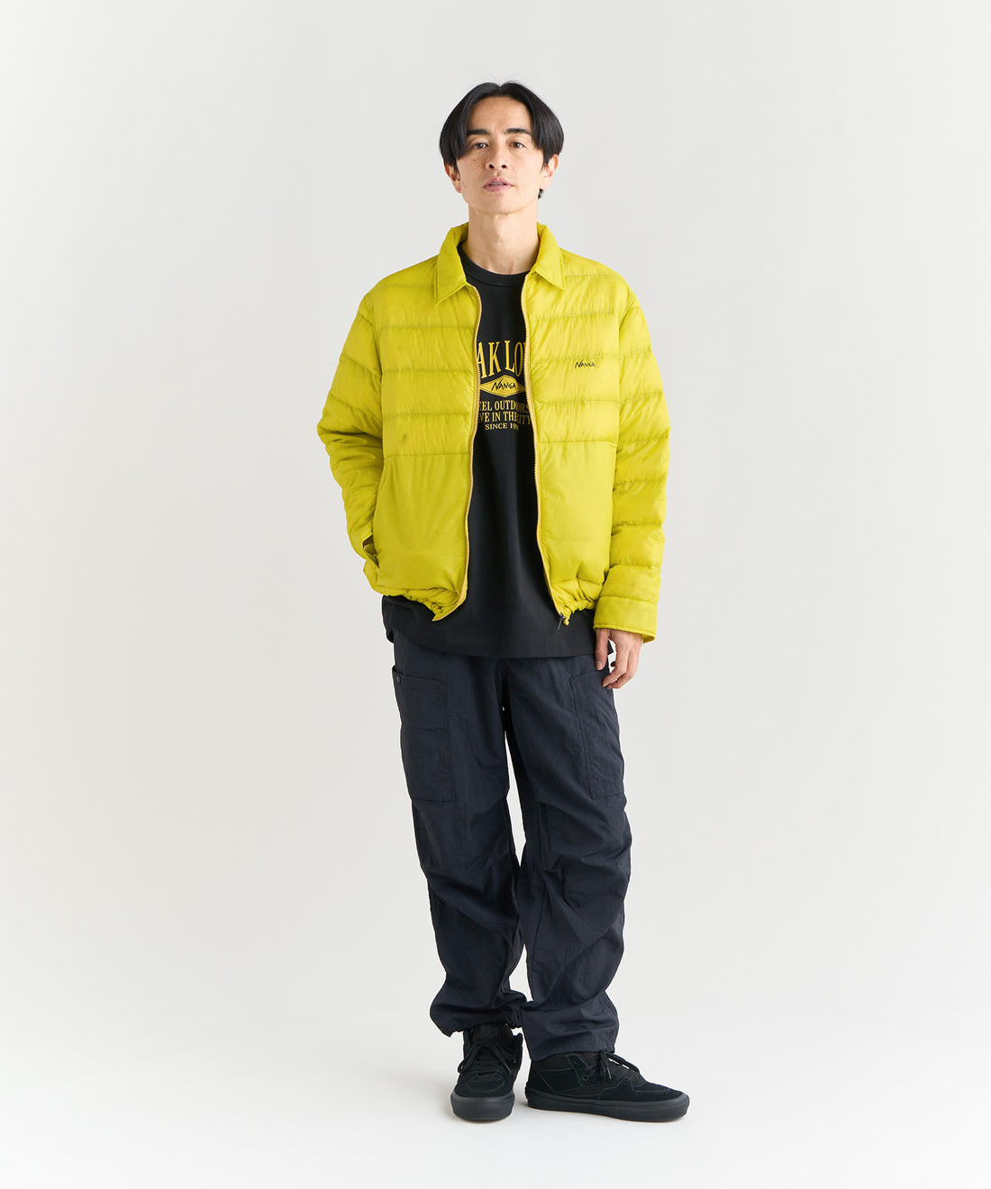 NANGA NYLON TUSSER CARGO PANTS / 輕量 機能抽繩工裝長褲