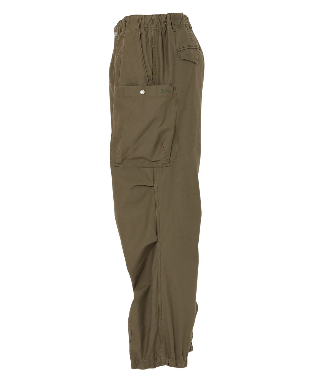 NANGA BACK SATIN EASY CARGO PT / 立體輪廓感後綿斜紋多口袋抽繩工作褲