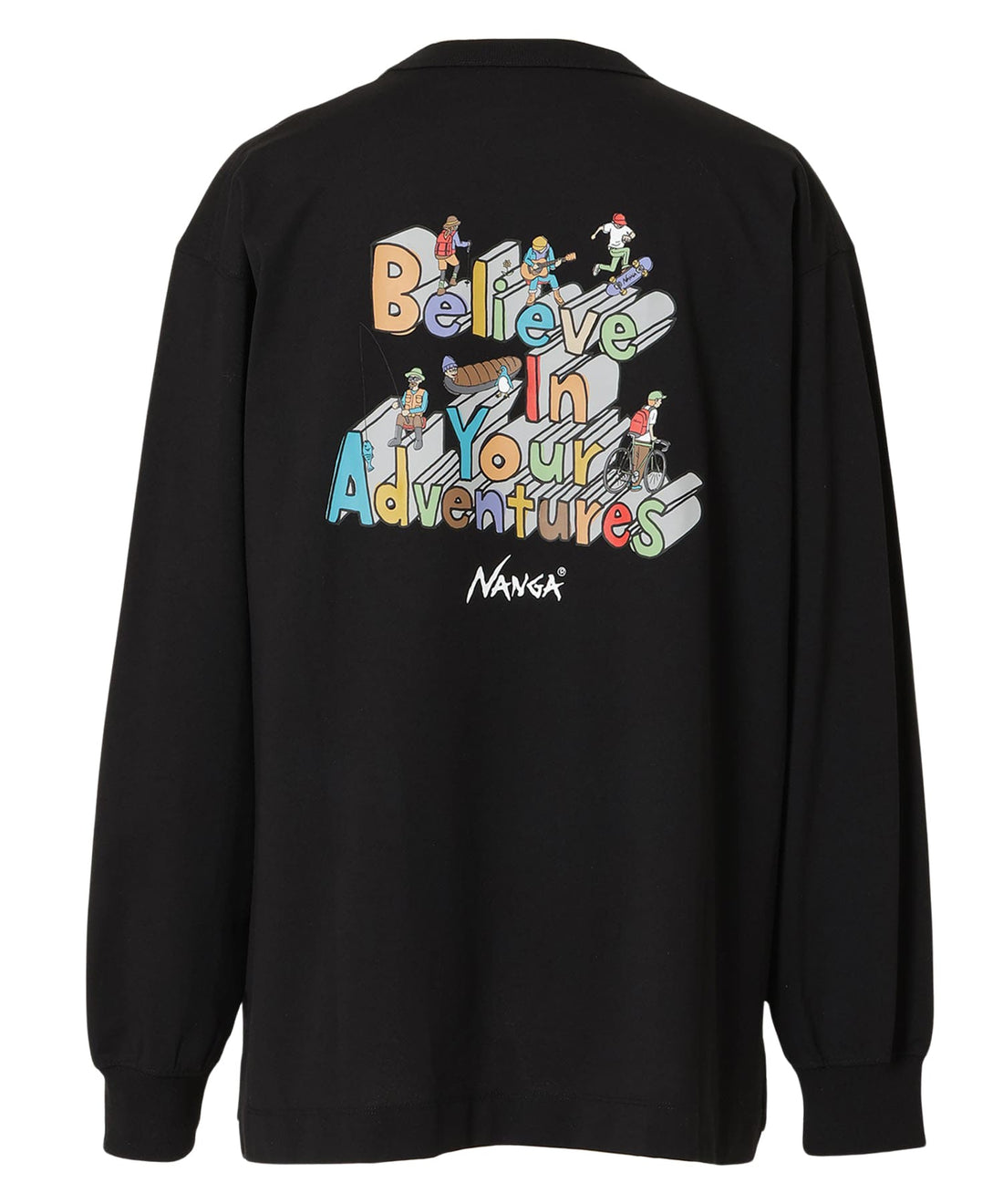 NANGA ECO HYBRID L/S TEE/BOU3 / 長袖T恤