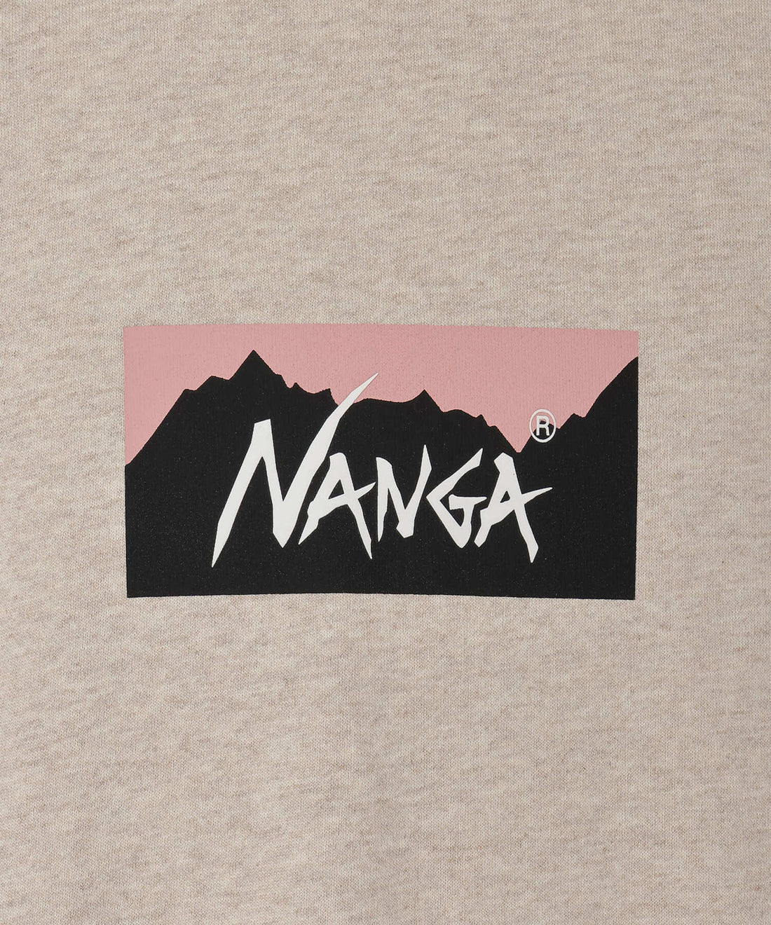 NANGA ECO HYBRID BOX LOGO SWEATSHIRT(UNISEX) / 拉克蘭袖 圓領衫
