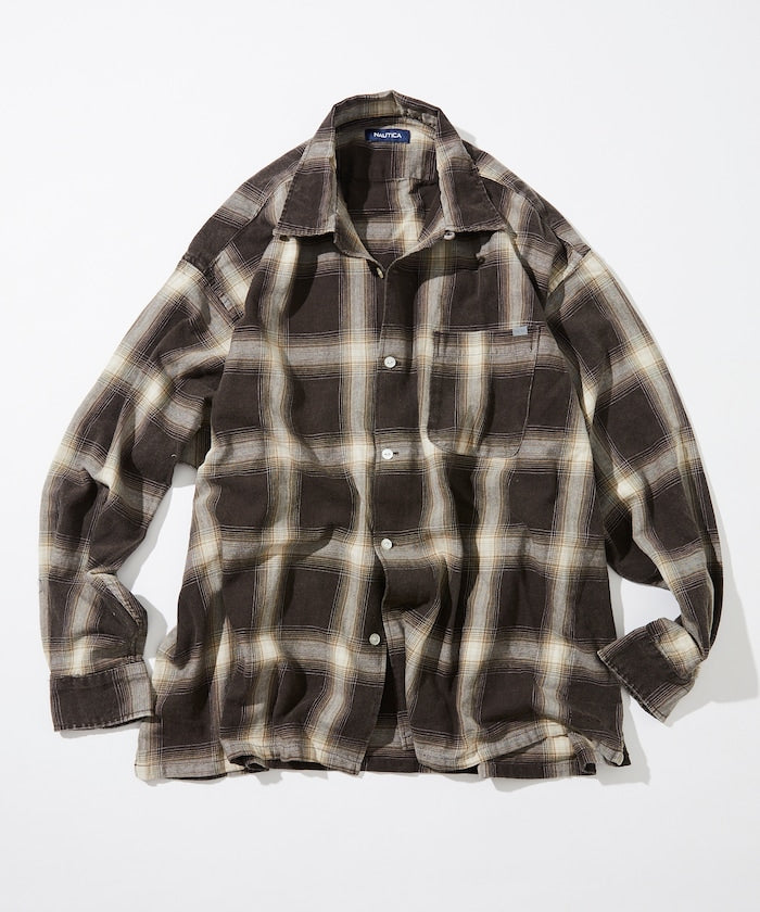 NAUTICA Bleech Ombre Check L/S Shirts / 格紋襯衫
