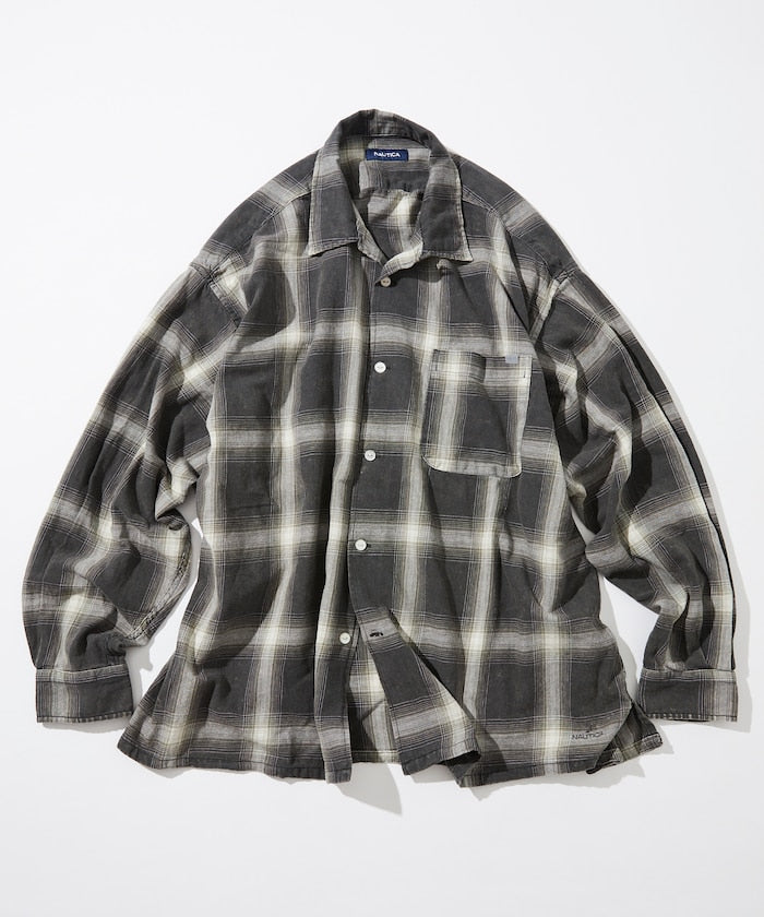 NAUTICA Bleech Ombre Check L/S Shirts / 格紋襯衫