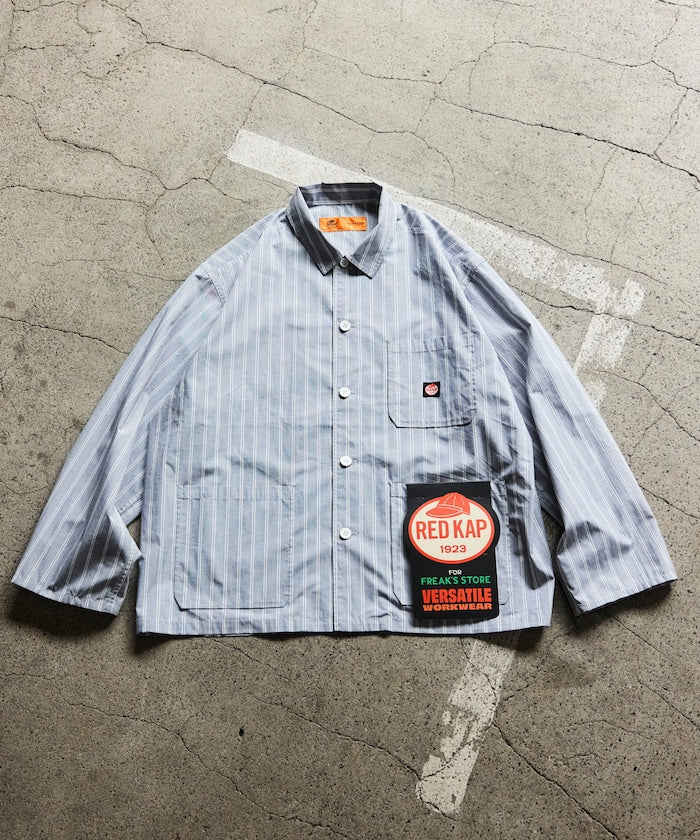 RED KAP x FREAK’S STORE / 條紋工裝襯衫