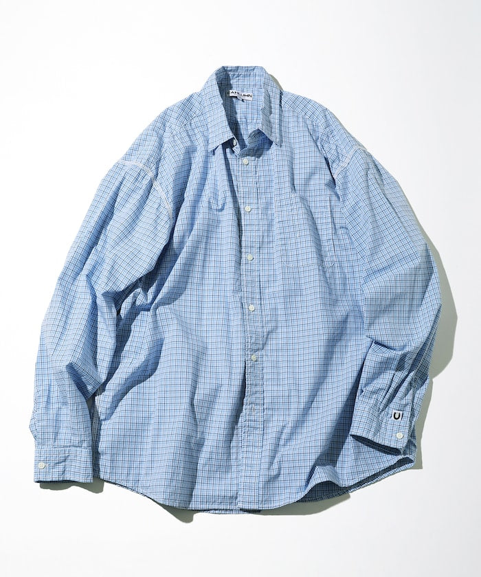 CAHLUMN Magazine Pocket Chain Stitch Shirt / 雜誌口袋寬布布料B.D襯衫