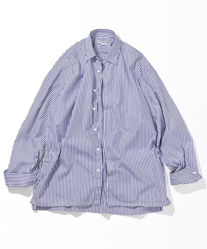 CAHLUMN Broadcloth Shirt / 高密度純棉 條紋襯衫