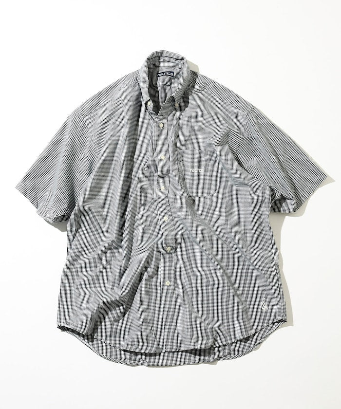 NAUTICA JP / 高密度平織棉布 短袖襯衫