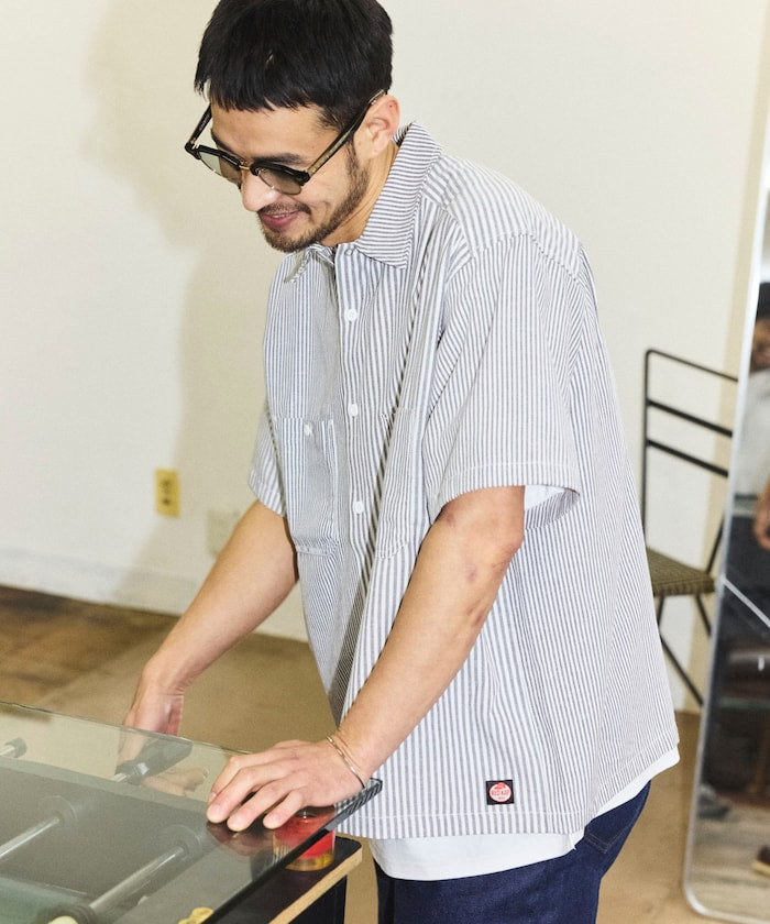 RED KAP × FREAK’S STORE / 牛津布短版剪裁短袖襯衫