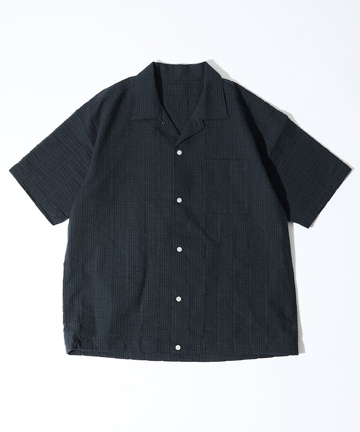 FREAK’S STORE / 涼感 泡泡紗 抽繩短袖襯衫