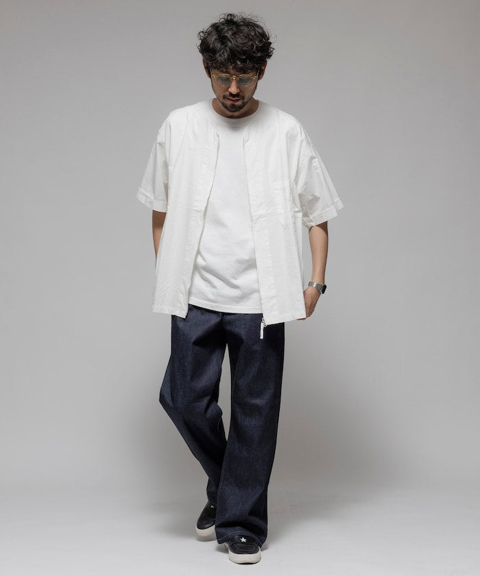 HINSON / 別注 全開襟 短袖襯衫