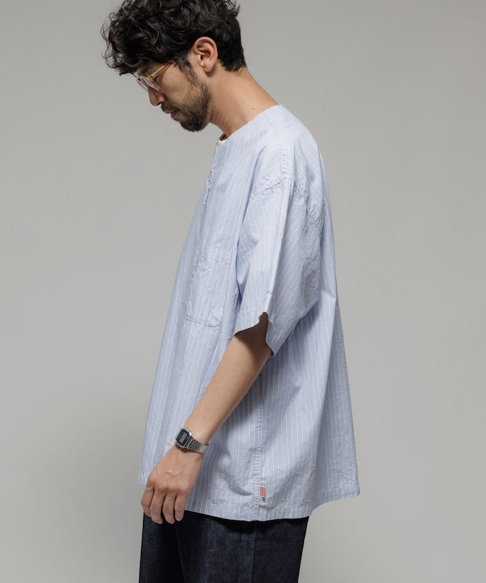 HINSON / 別注 全開襟 短袖襯衫