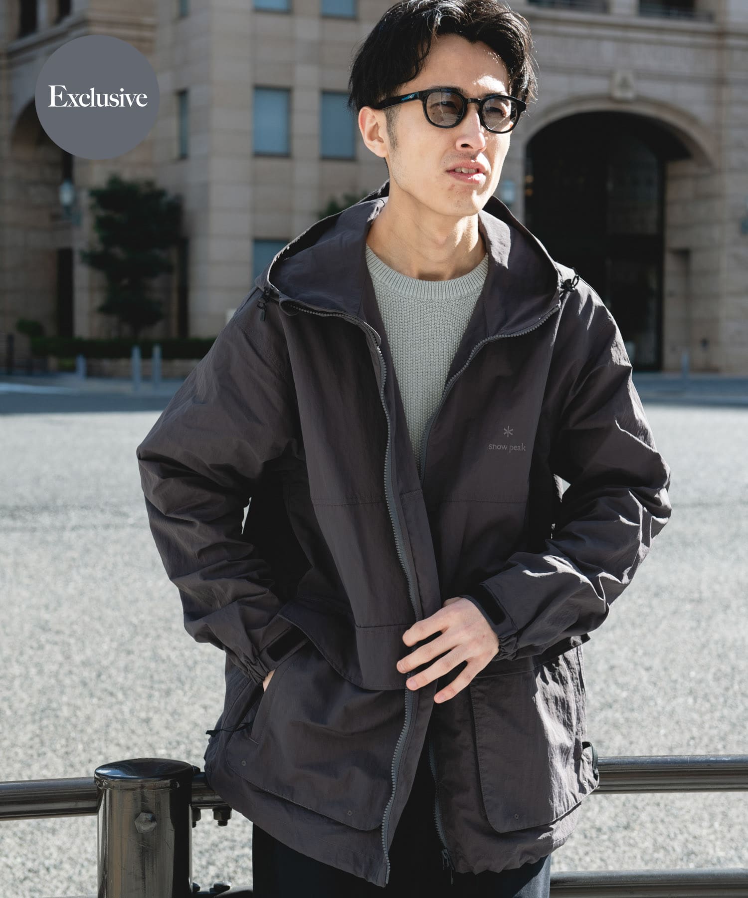 Snow Peak Apparel×DOORS NYLON WASHER PARKA / 尼龍連帽外套