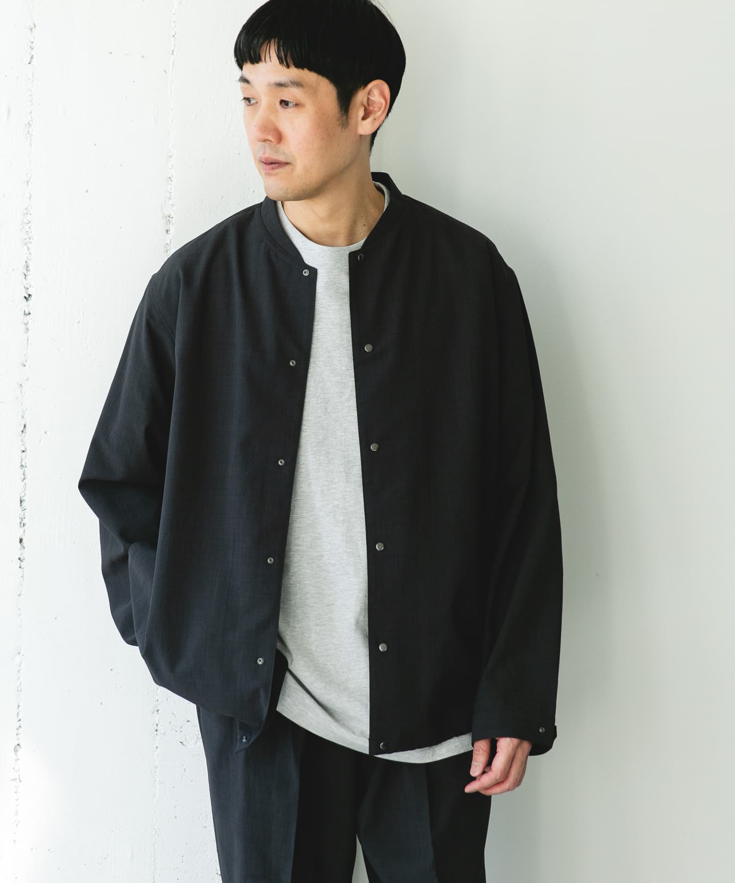 URBAN RESEARCH / 快速乾燥抗 UV 無領輕量機能外套