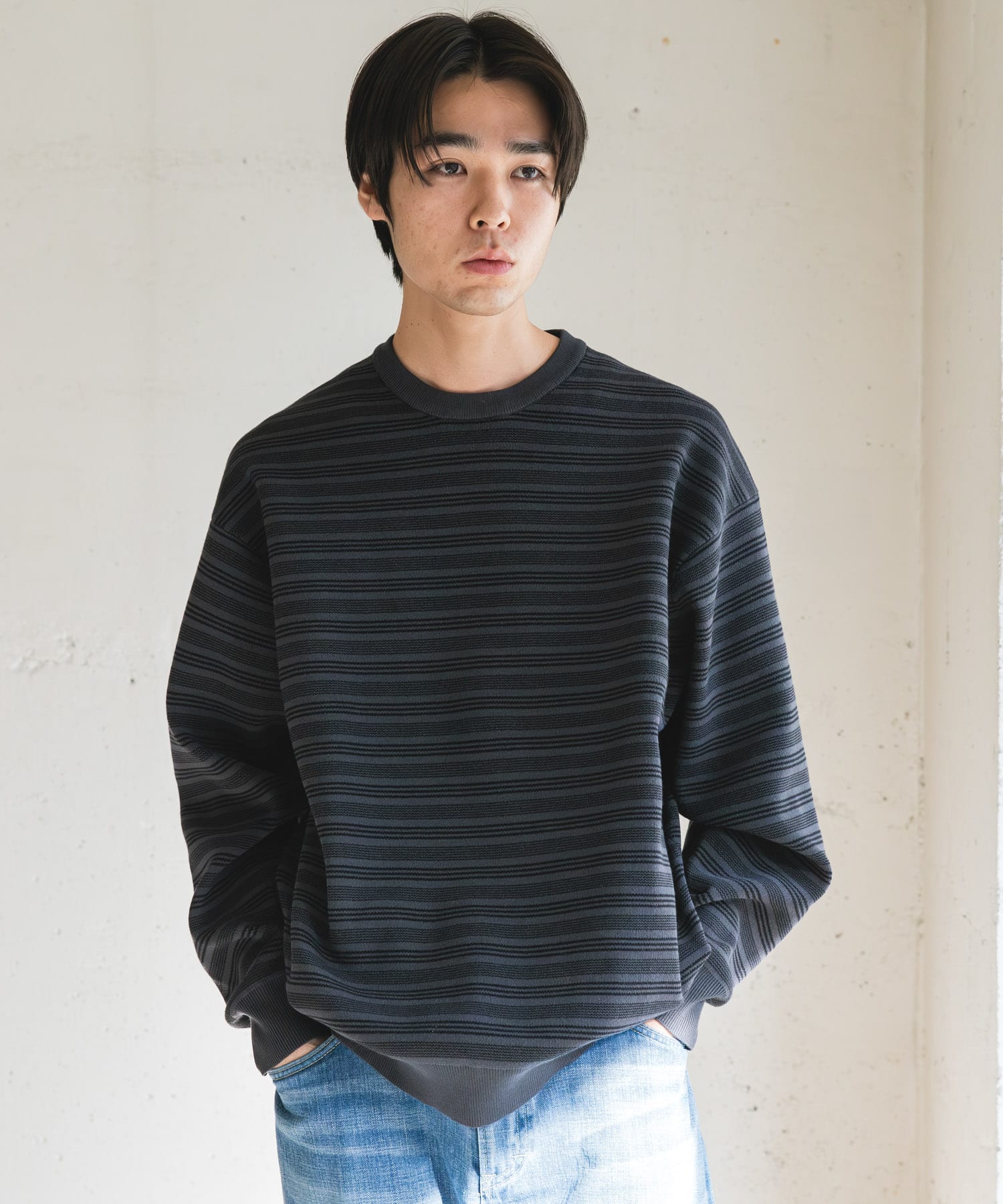 URBAN RESEARCH / UR TECH Renew Knit 輕量機能圓領針織衫