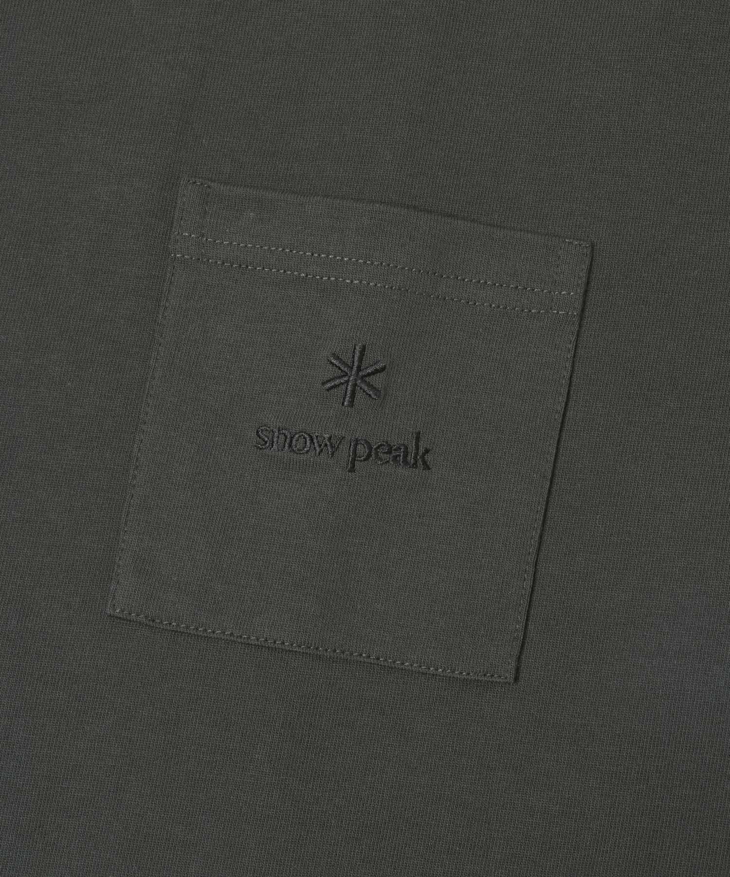 Snow Peak Apparel×DOORS POCKET LOGO SHORT-SLEEVE T-SHIRTS / 口袋刺繡短袖T恤