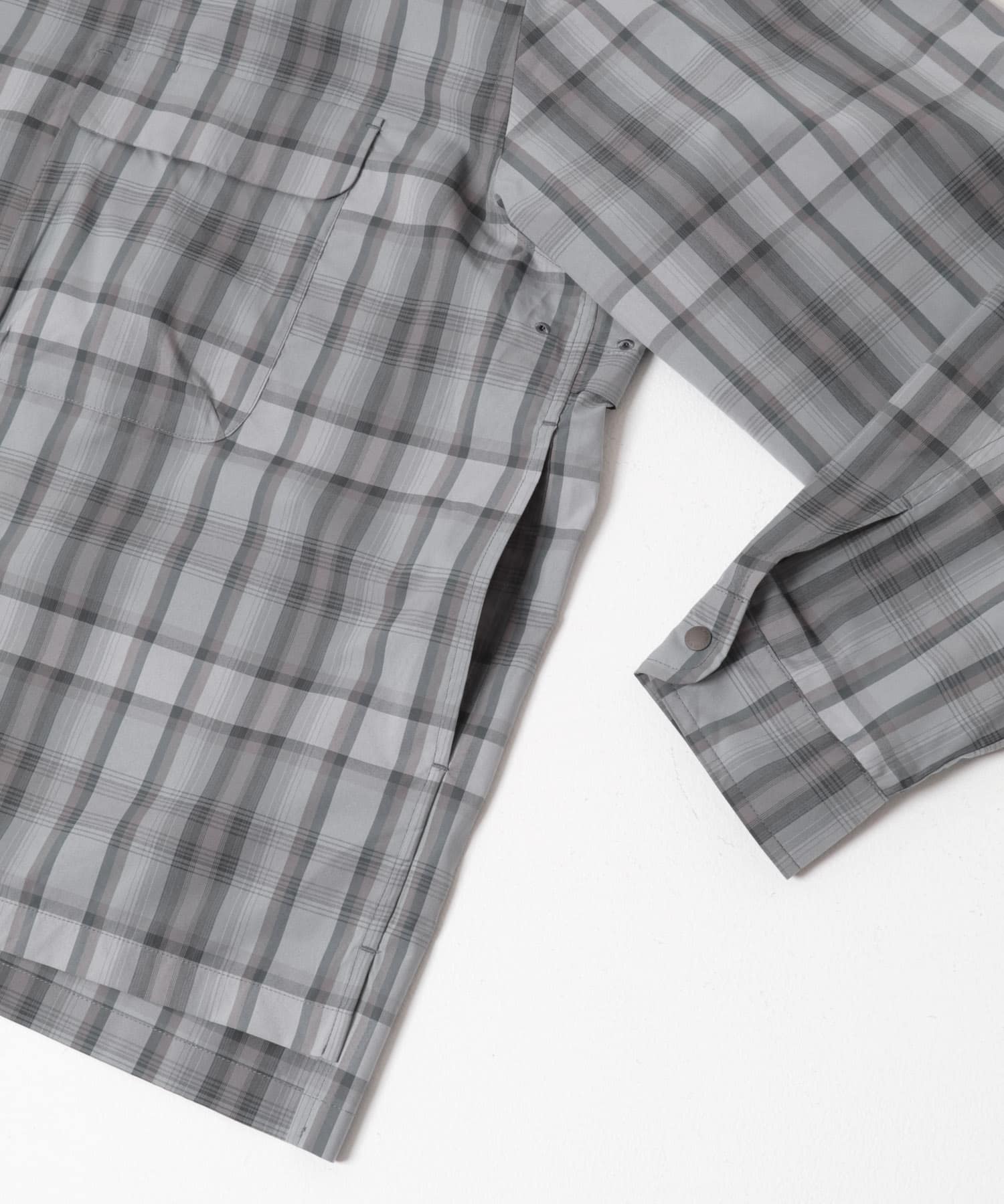 Snow Peak Snow Peak Apparel FADE CHECK BREEZY SHIRTS / 淡色漸層格紋透氣襯衫