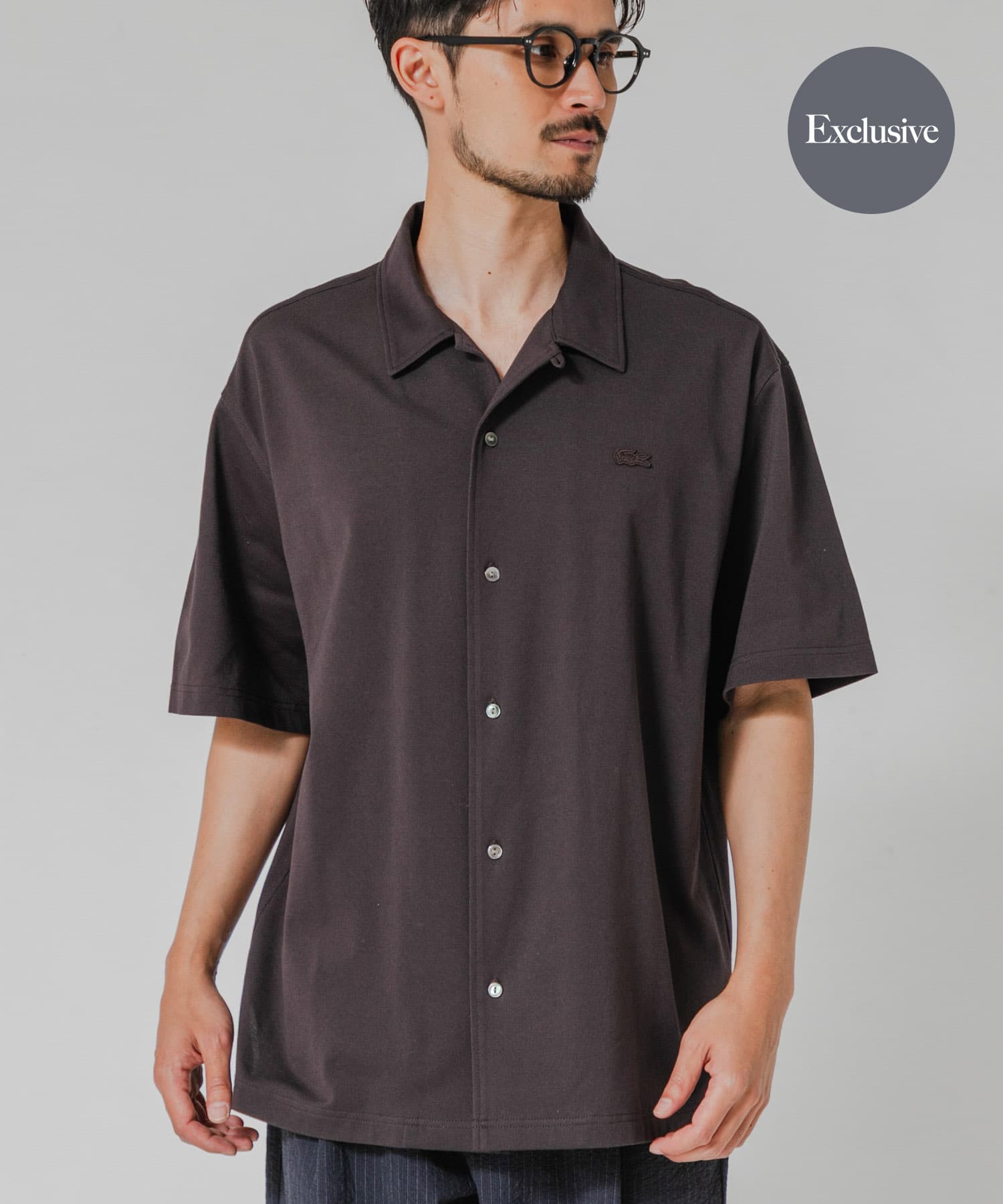 LACOSTE×URBAN RESEARCH FUNCTIONAL PIQUE OP SHIRTS / 機能珠地開領襯衫