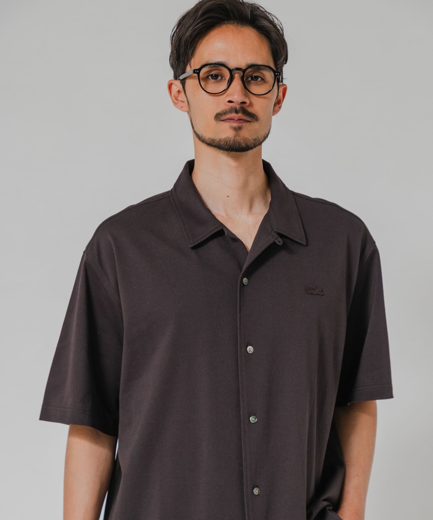 LACOSTE×URBAN RESEARCH FUNCTIONAL PIQUE OP SHIRTS / 機能珠地開領襯衫