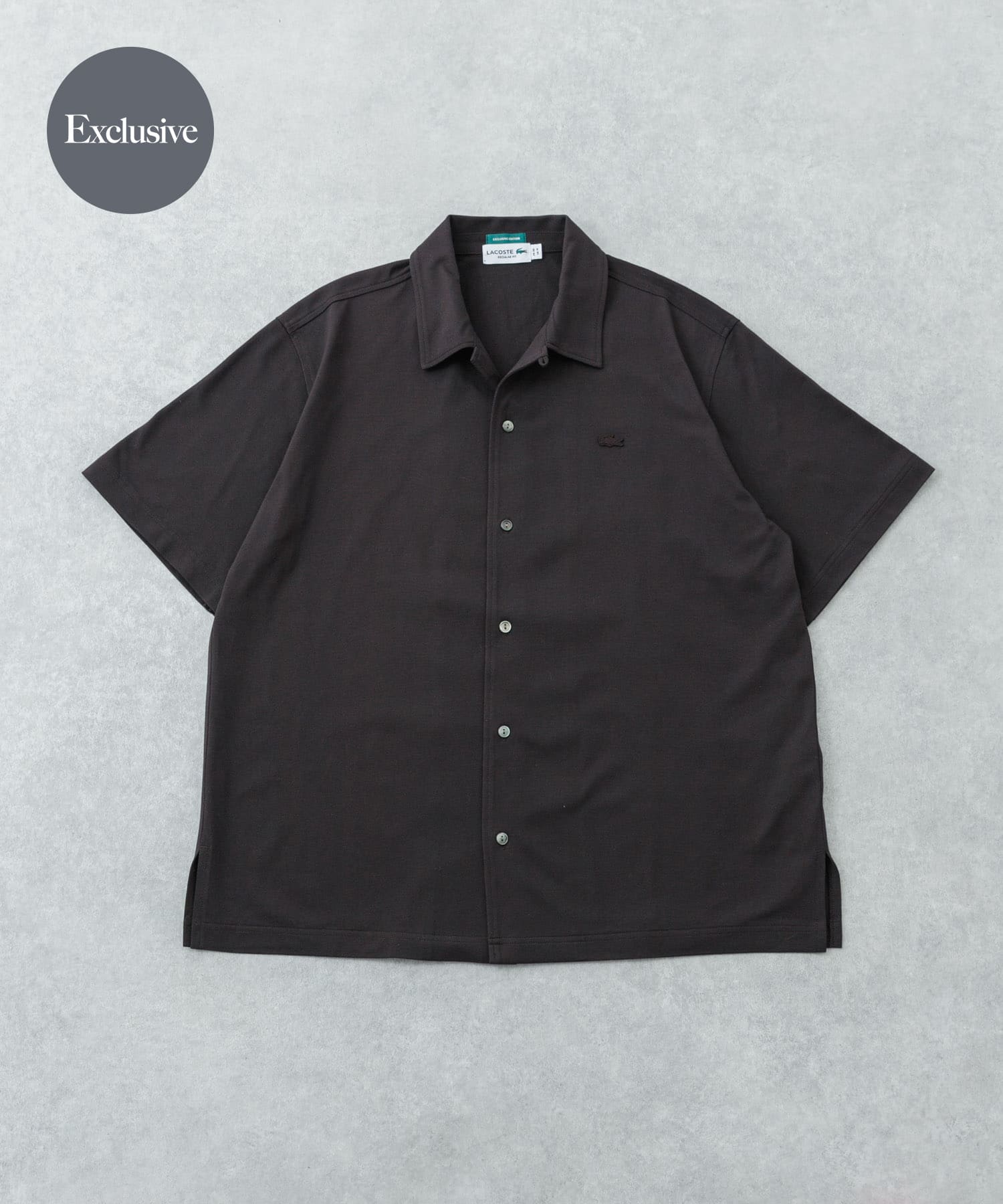 LACOSTE×URBAN RESEARCH FUNCTIONAL PIQUE OP SHIRTS / 機能珠地開領襯衫