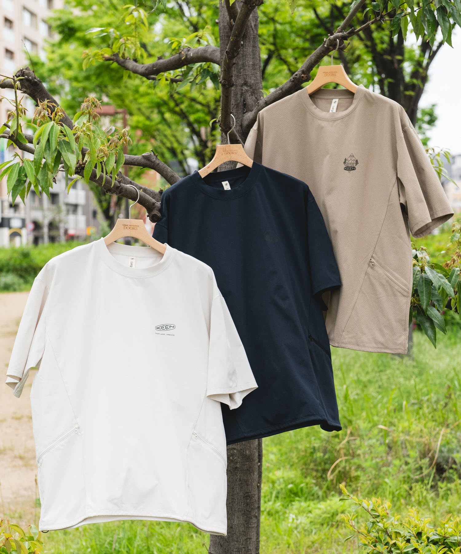 KEEN×DOORS DRY TECH LOGO T-SHIRTS / 機能短袖T恤