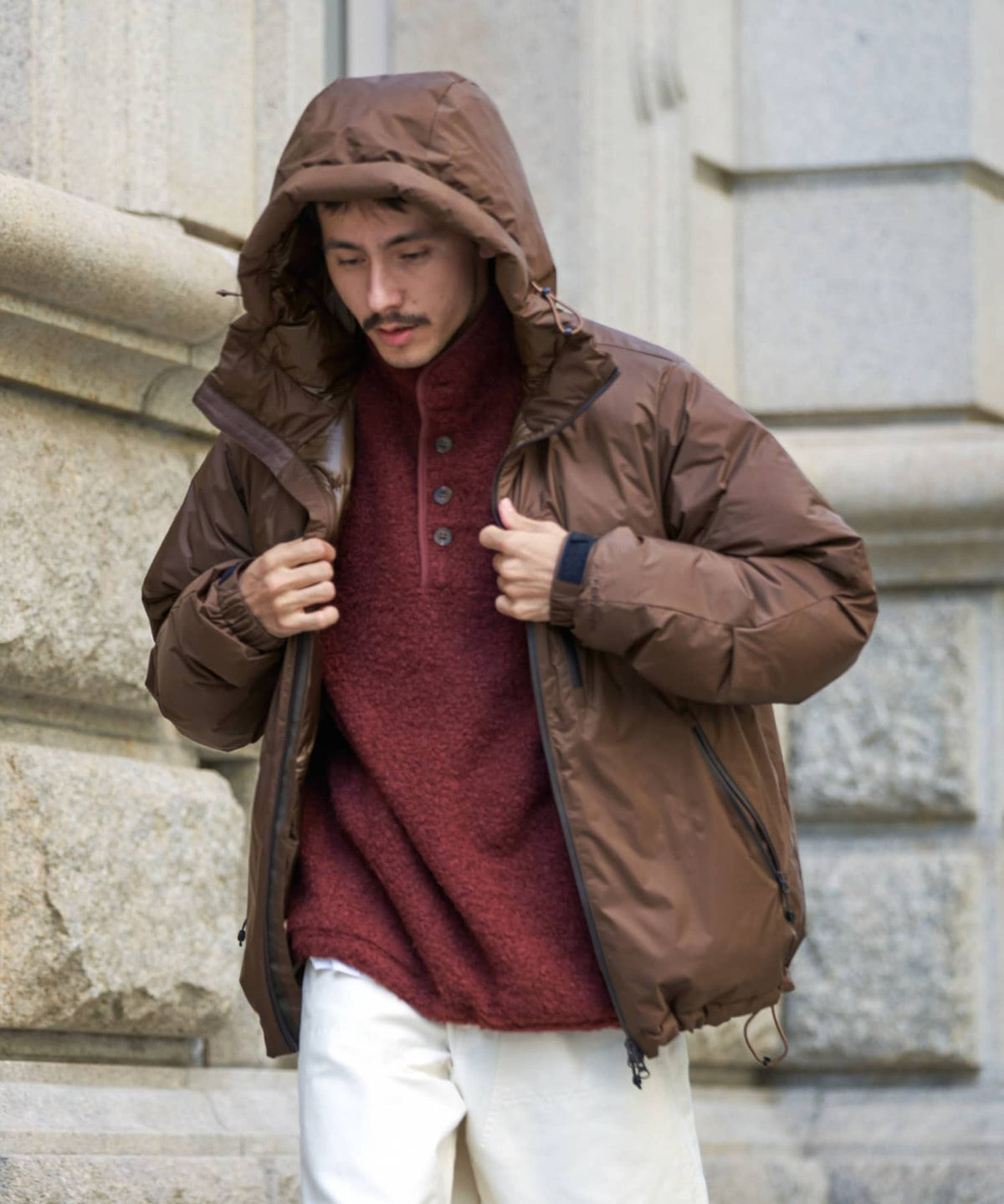 NANGA × DOORS / AURORA-TEX 防水羽絨連帽外套 26AW(日本聯名限定)