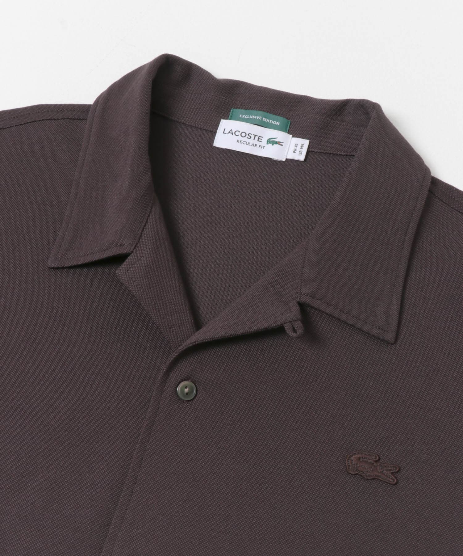 LACOSTE×URBAN RESEARCH FUNCTIONAL PIQUE OP SHIRTS / 機能珠地開領襯衫