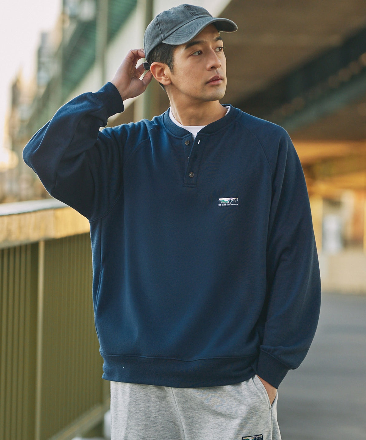THE CRAFT CREW PRODUCTS / 11oz 厚磅 速乾 亨利領衫
