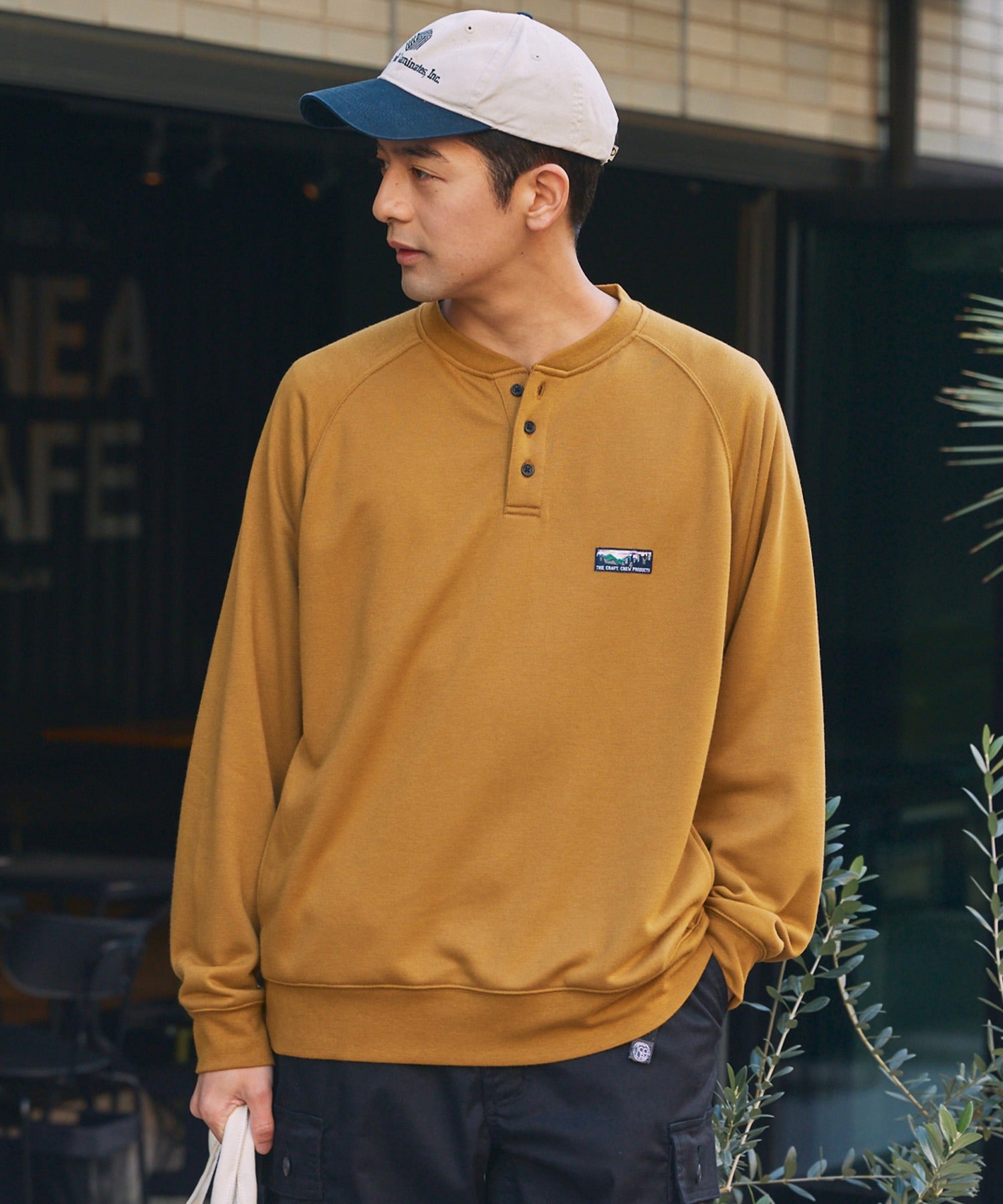 THE CRAFT CREW PRODUCTS / 11oz 厚磅亨利領領衫