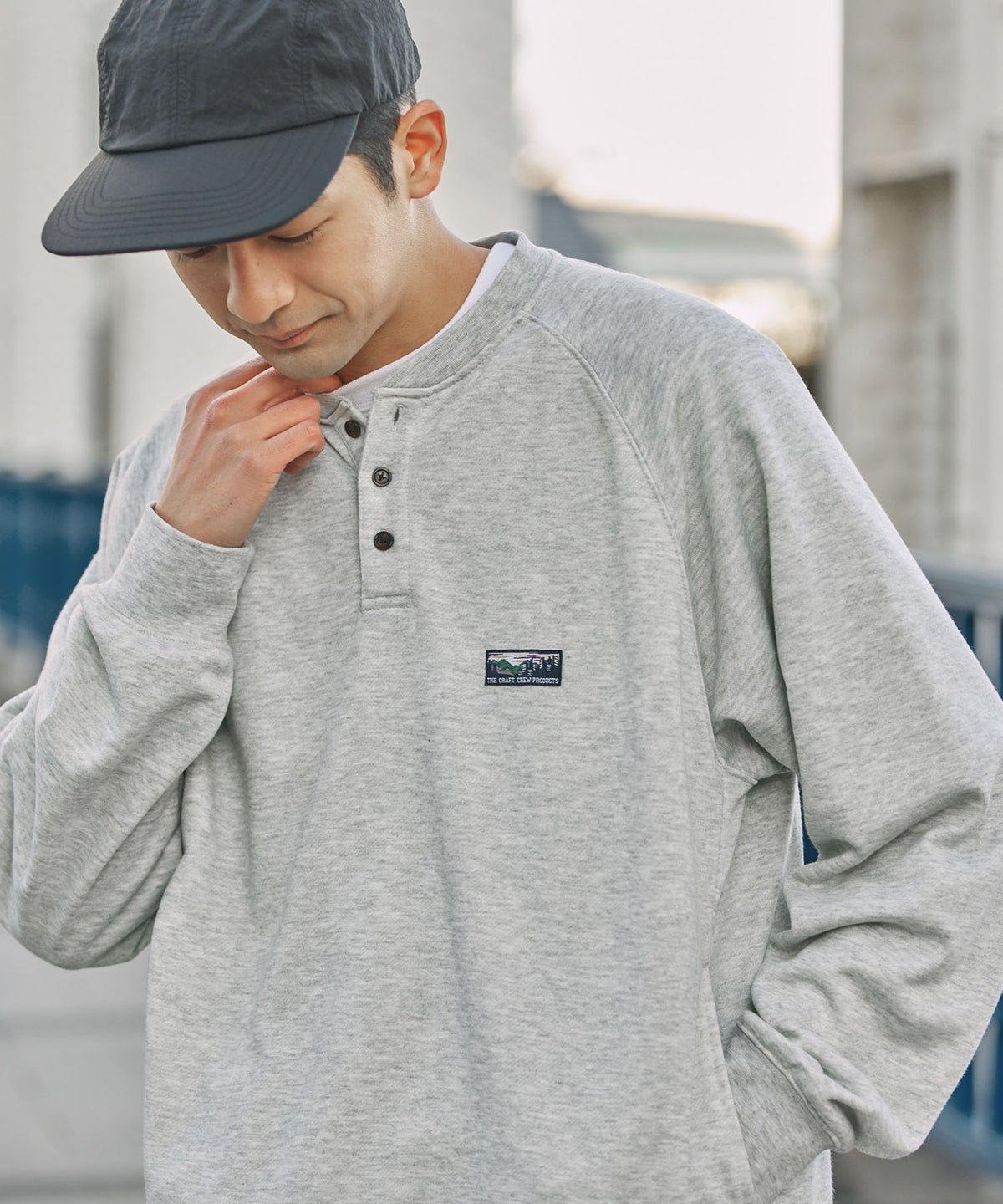 THE CRAFT CREW PRODUCTS / 11oz 厚磅 速乾 亨利領衫