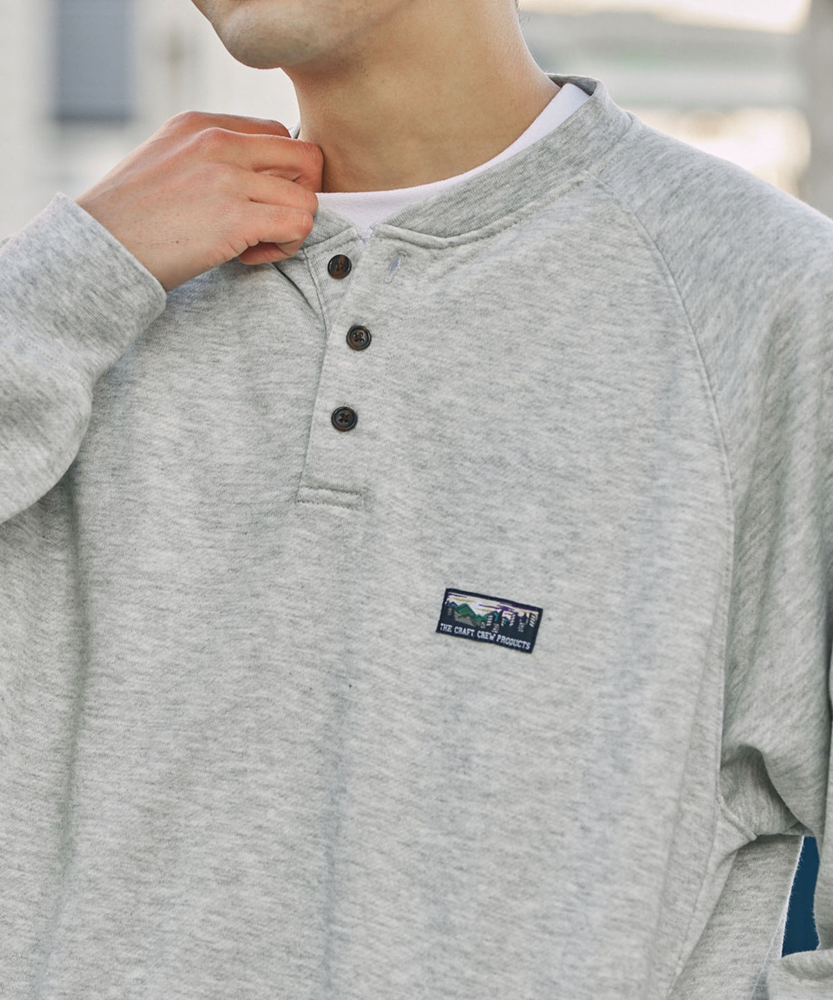 THE CRAFT CREW PRODUCTS / 11oz 厚磅 速乾 亨利領衫