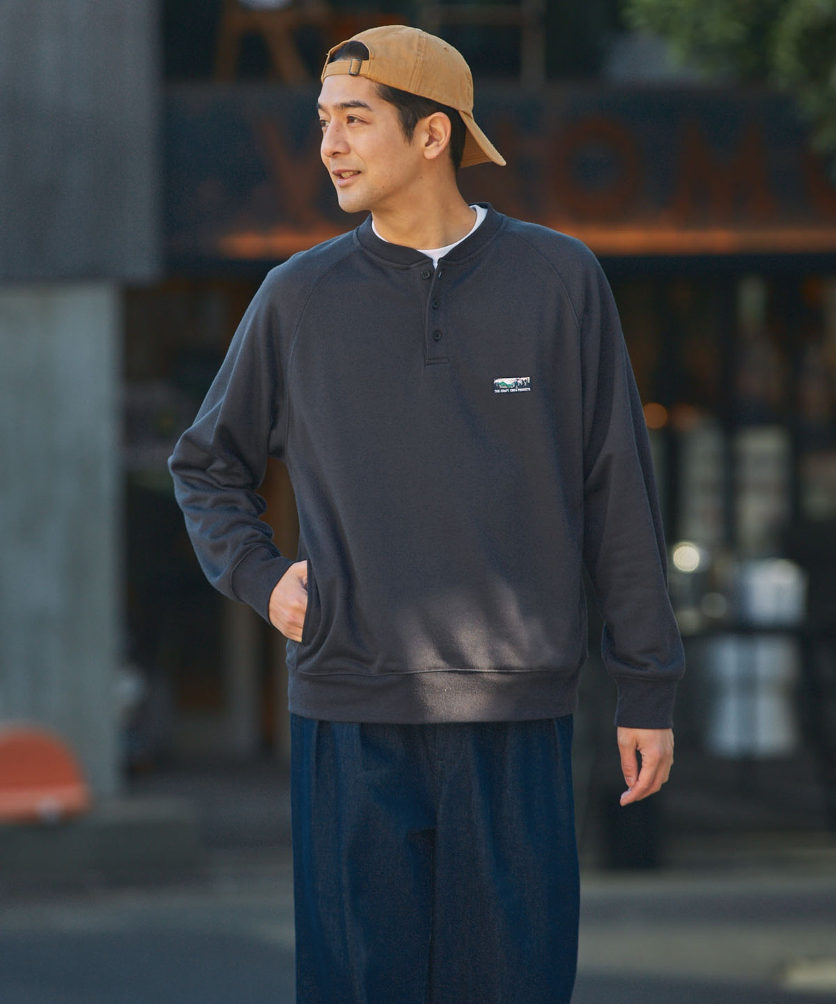 THE CRAFT CREW PRODUCTS / 11oz 厚磅 速乾 亨利領衫