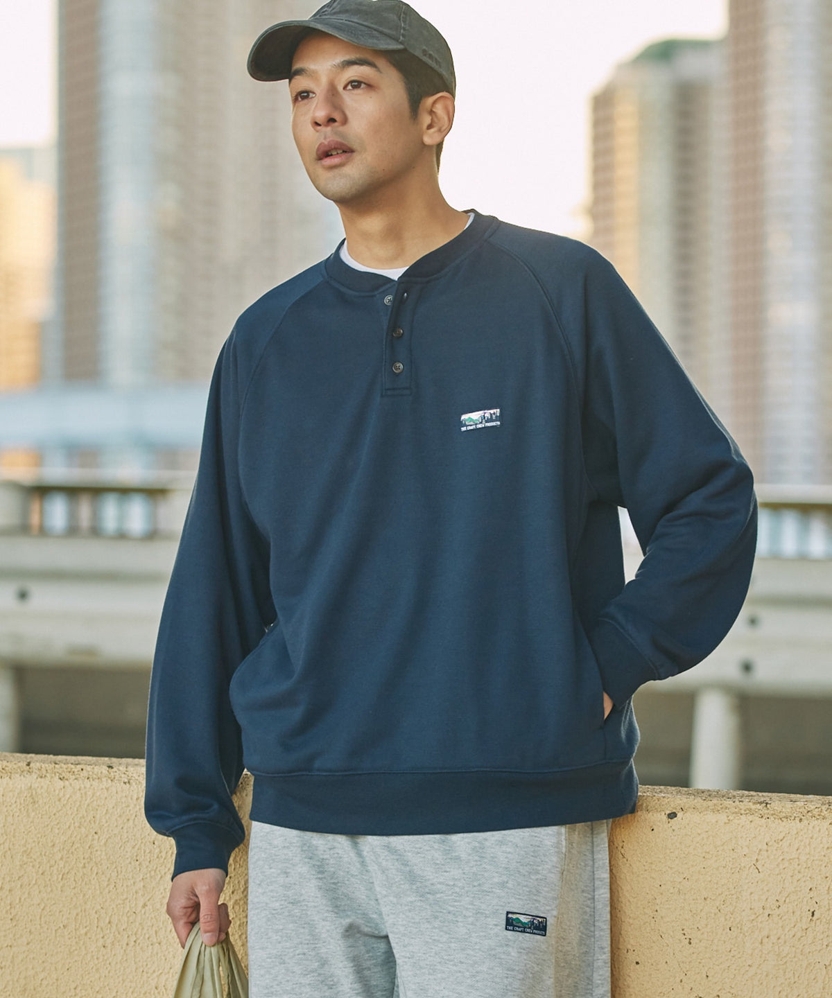 THE CRAFT CREW PRODUCTS / 11oz 厚磅 速乾 亨利領衫