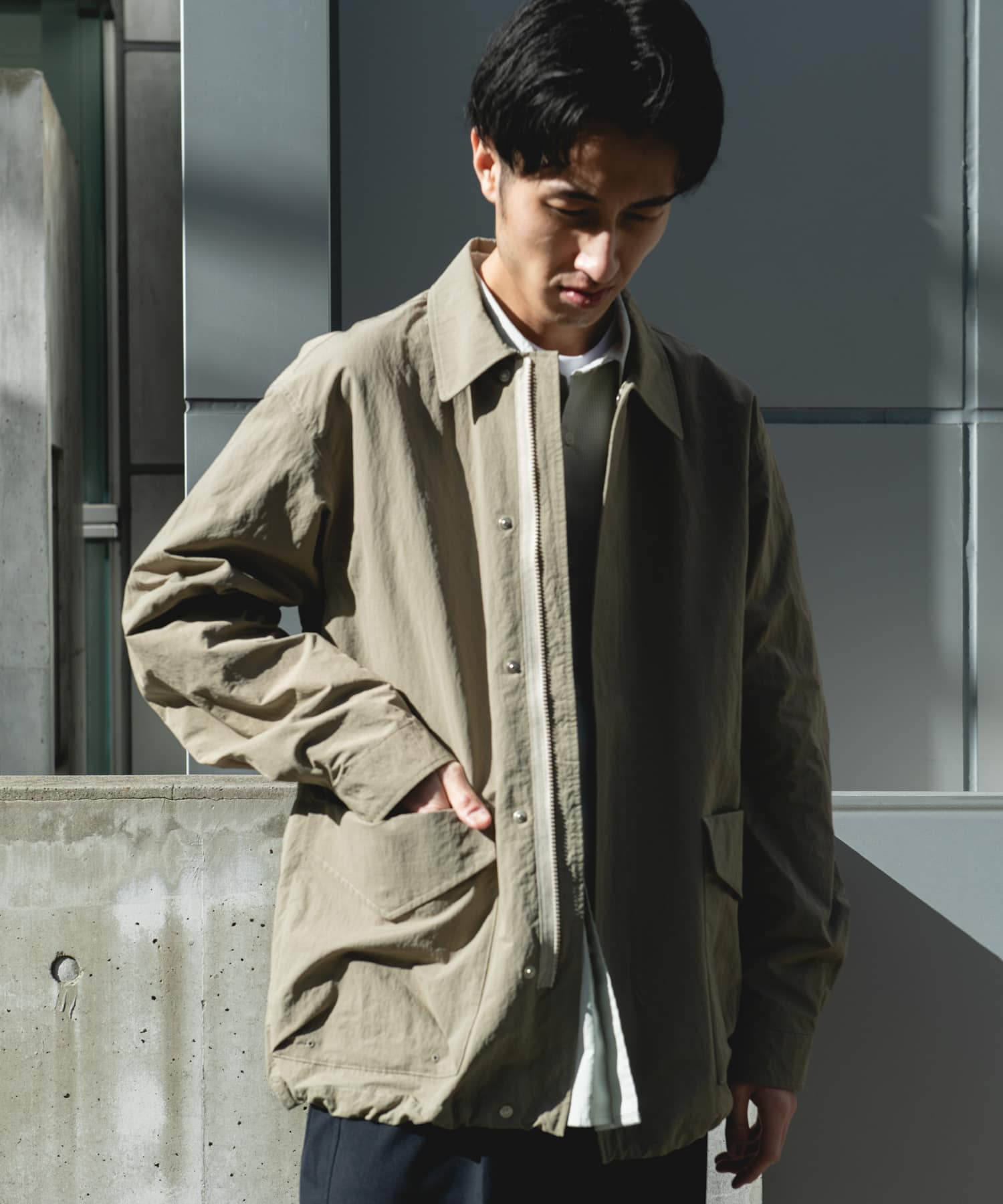 Snow Peak Apparel×DOORS NYLON WASHER JACKET / 機能外套
