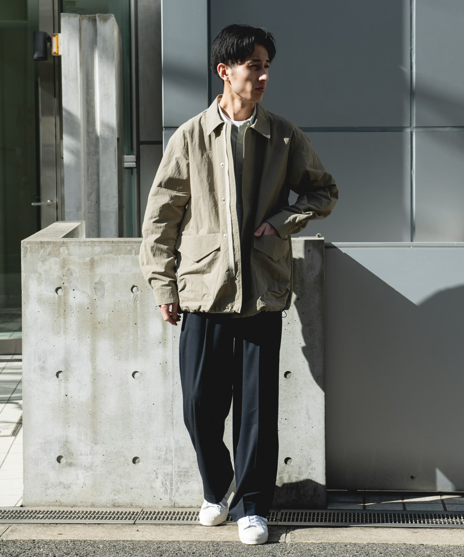 Snow Peak Apparel×DOORS NYLON WASHER JACKET / 機能外套