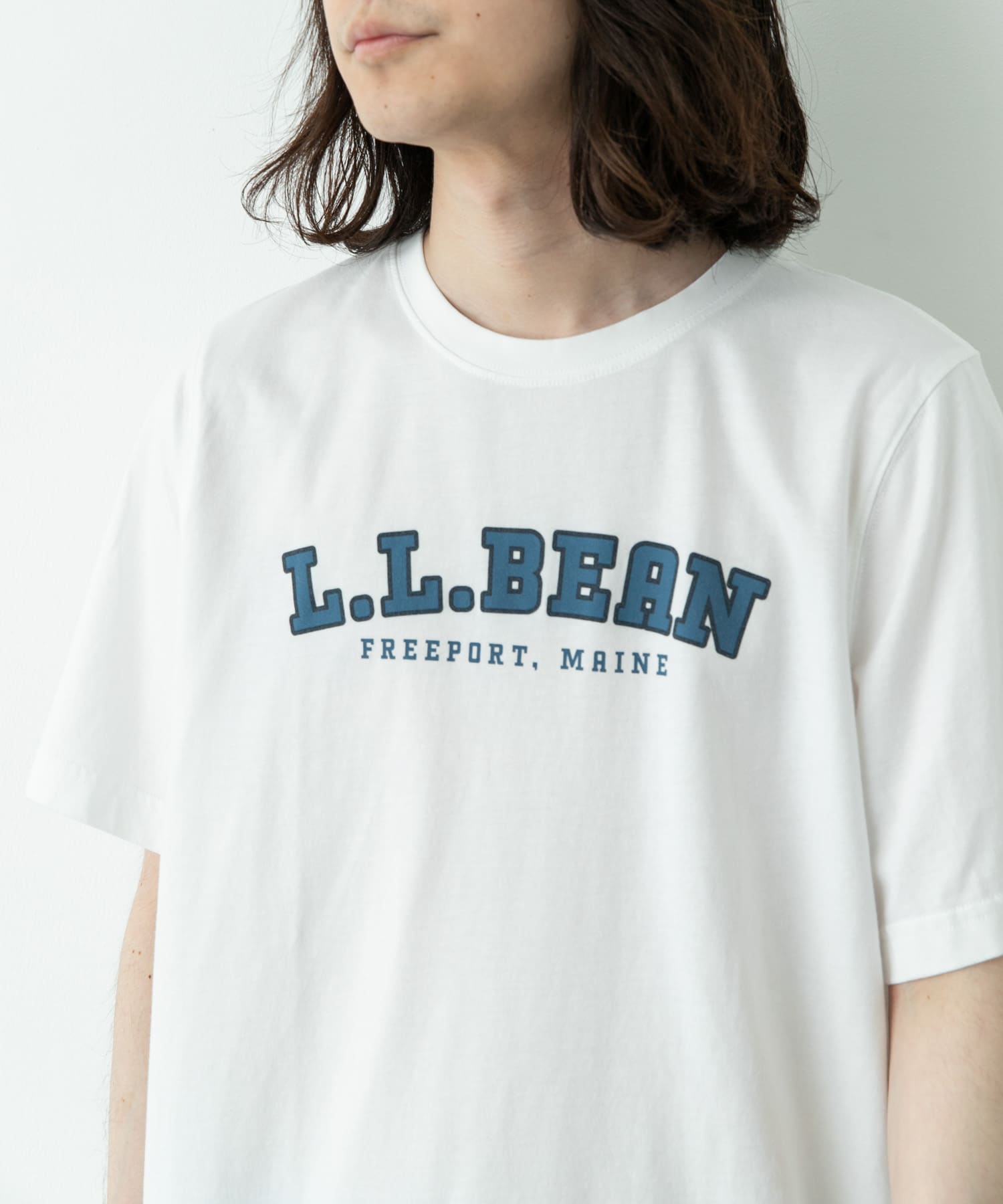 L.L.Bean UNSHRINKABLE GRAPHIC T-SHIRTS / 經典校園 Logo 短袖T恤