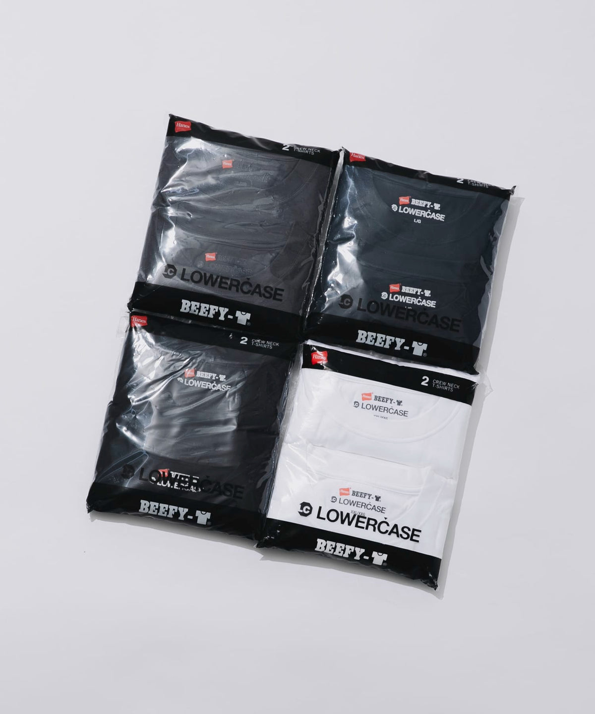 HANES × LOWERCASE / BEEFY-T 厚磅短袖T恤(日本聯名限定)(兩件組)