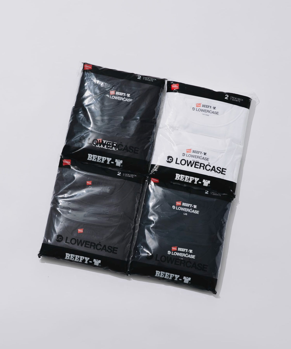 HANES × LOWERCASE / BEEFY-T 厚磅短袖T恤(日本聯名限定)(兩件組)