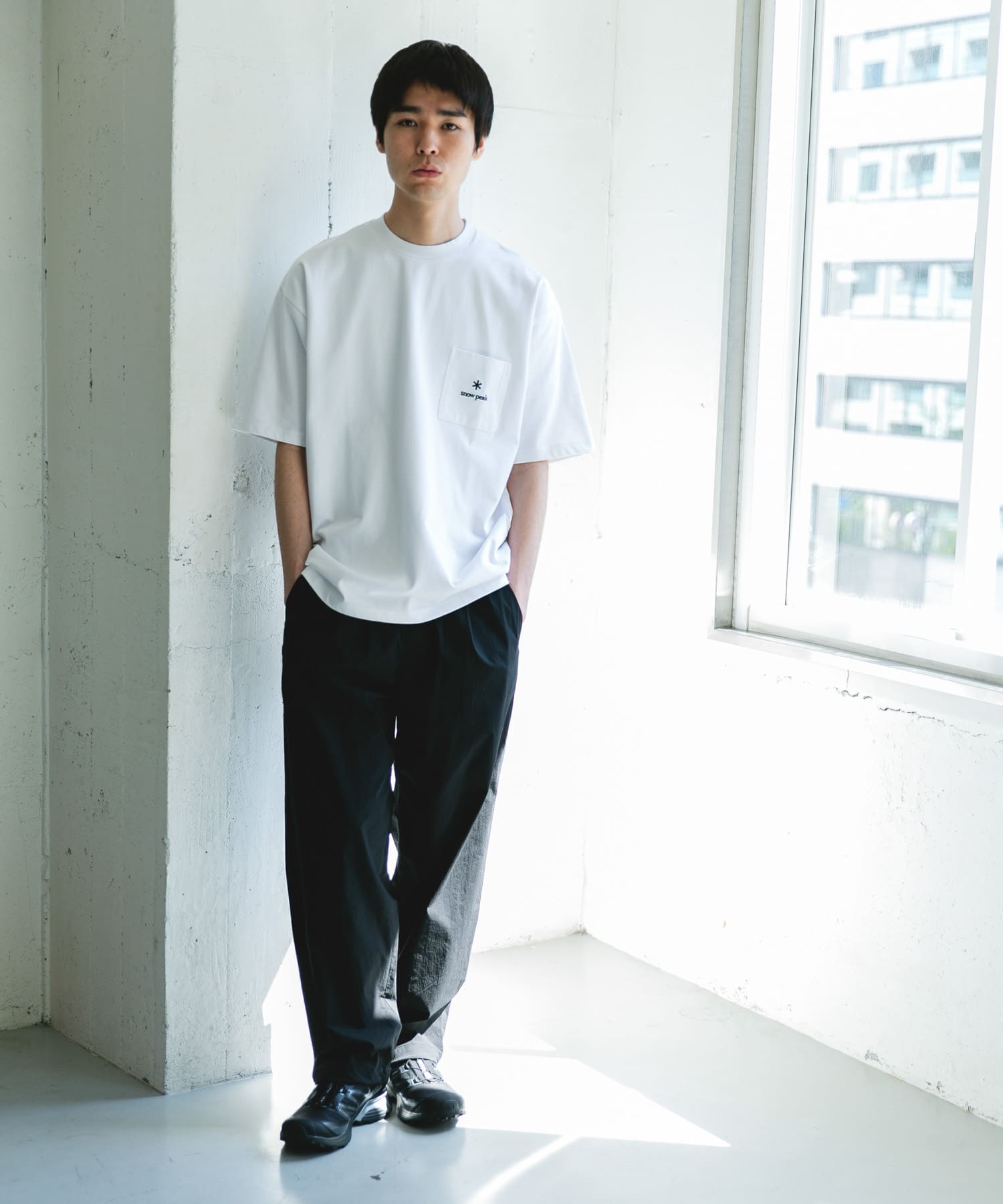 Snow Peak Apparel×DOORS POCKET LOGO SHORT-SLEEVE T-SHIRTS / 口袋刺繡短袖T恤